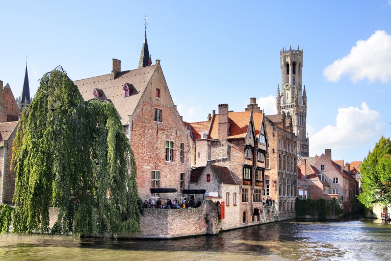 Edificios históricos en Brujas